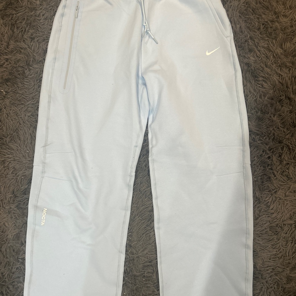 Drake Nocta Light Blue Nike Tech Fleece Baggy Fleece Pants (L)